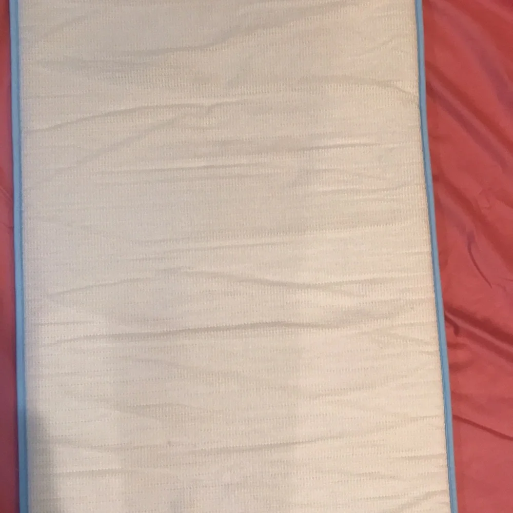 Mohawk Rug Powder Blue Mohawk Memory Foam Bath Rug  22”x 58”
